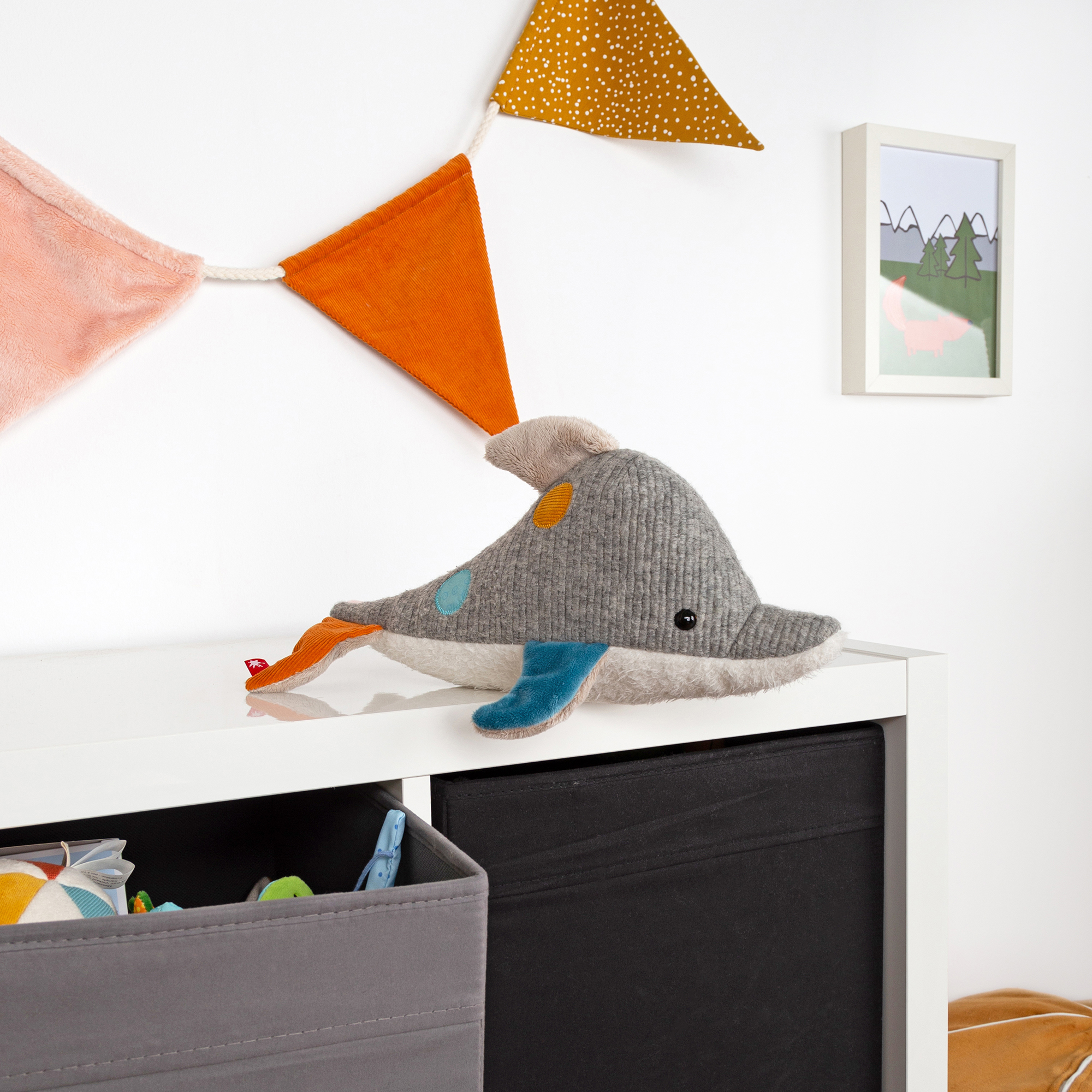 Kuscheltier Delfin, Patchwork Sweety