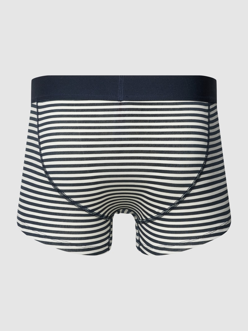 Trunks in Two-Tone-Machart im 3er-Pack in blau
