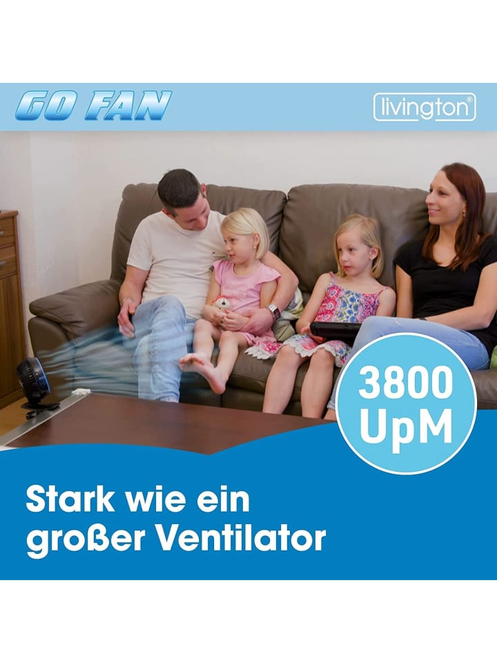 Livington Ventilator Go Fan in Ohne Farben günstig kaufen onesize