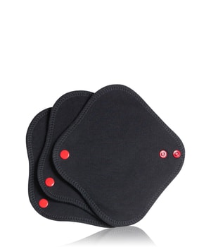 Lunette Reusable Pad mini - schwarz Periodenunterwäsche-3 Stk