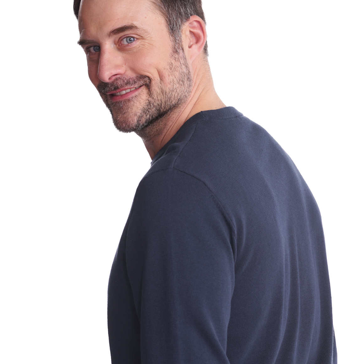Herren Feinstrickpullover mit Rundhals