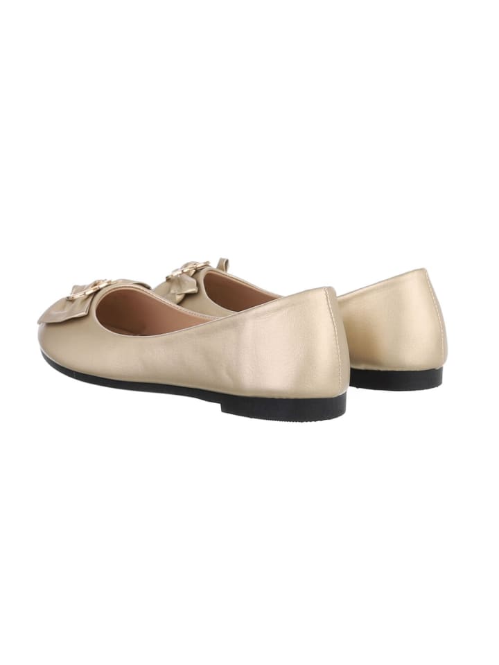 Ital-Design Ballerina in Gold günstig kaufen