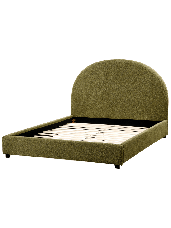 Beliani Doppelbett VAUCLUSE in Grün - (W) 154 x (H) 112 x (L) 214 cm günstig kaufen onesize