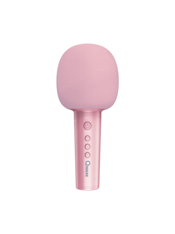 COFI 1453 Qware Kabelloses Karaoke Mikrofon mit Bluetooth & Lautsprecher in Rosa günstig kaufen onesize