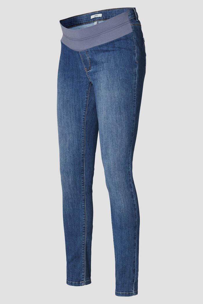 Stretch-Jeggings mit Unterbauchbund