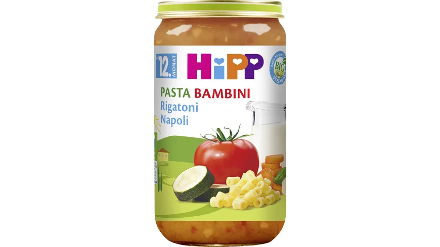 HiPP Bio Menüs Pasta Bambini Rigatoni Napoli 250 g