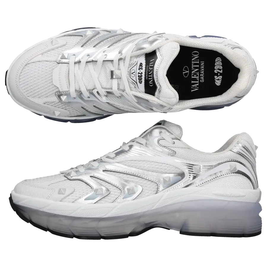 Valentino Garavani - Sneaker low MS-2960 Kalbsleder - weiß