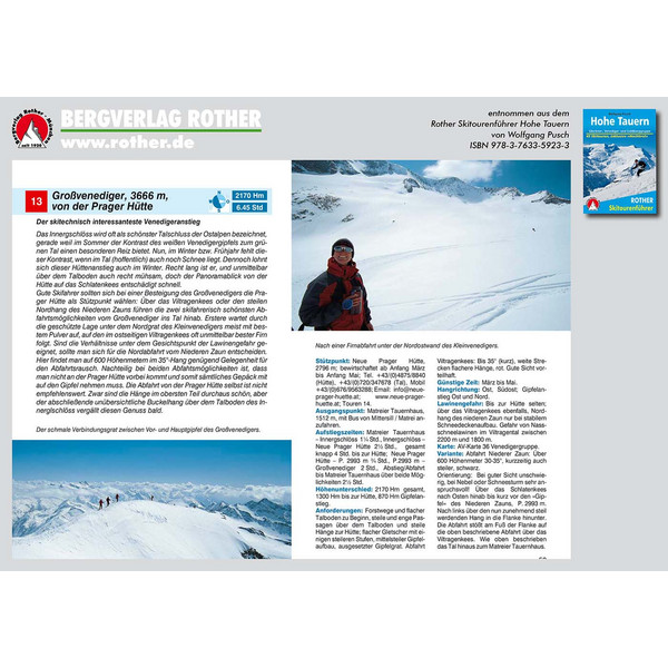 BVR SKITOURENFÜHRER HOHE TAUERN