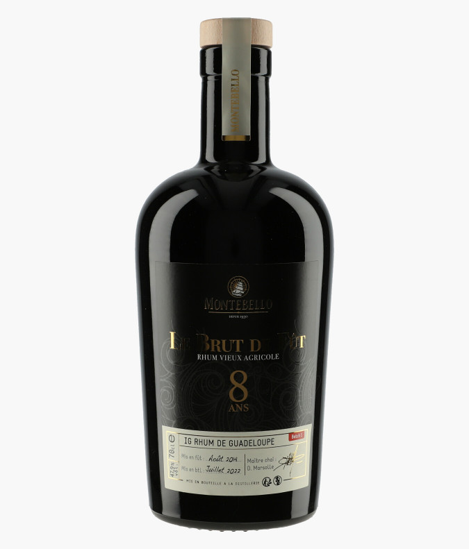 Rhum 8 ans Montebello Brut de fût N.V.MONTEBELLO
