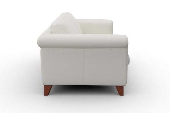 machalke® 3-Sitzer amadeo, Ledersofa mit geschwungenen Armlehnen, Breite 213 cm