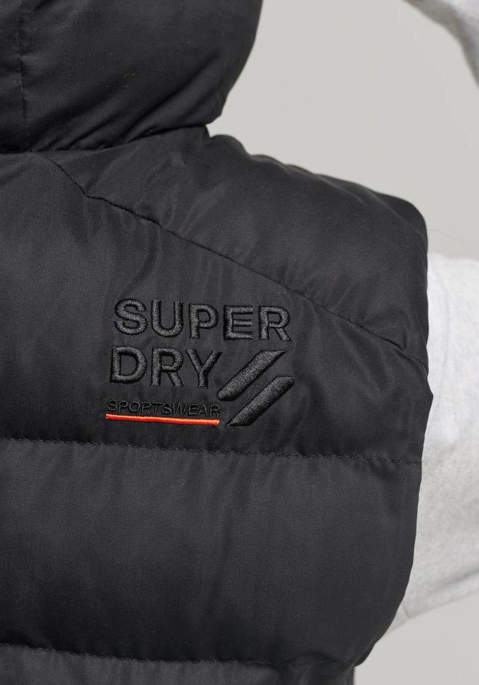 Superdry Steppweste HOODED MICROFIBRE PADDED GILET