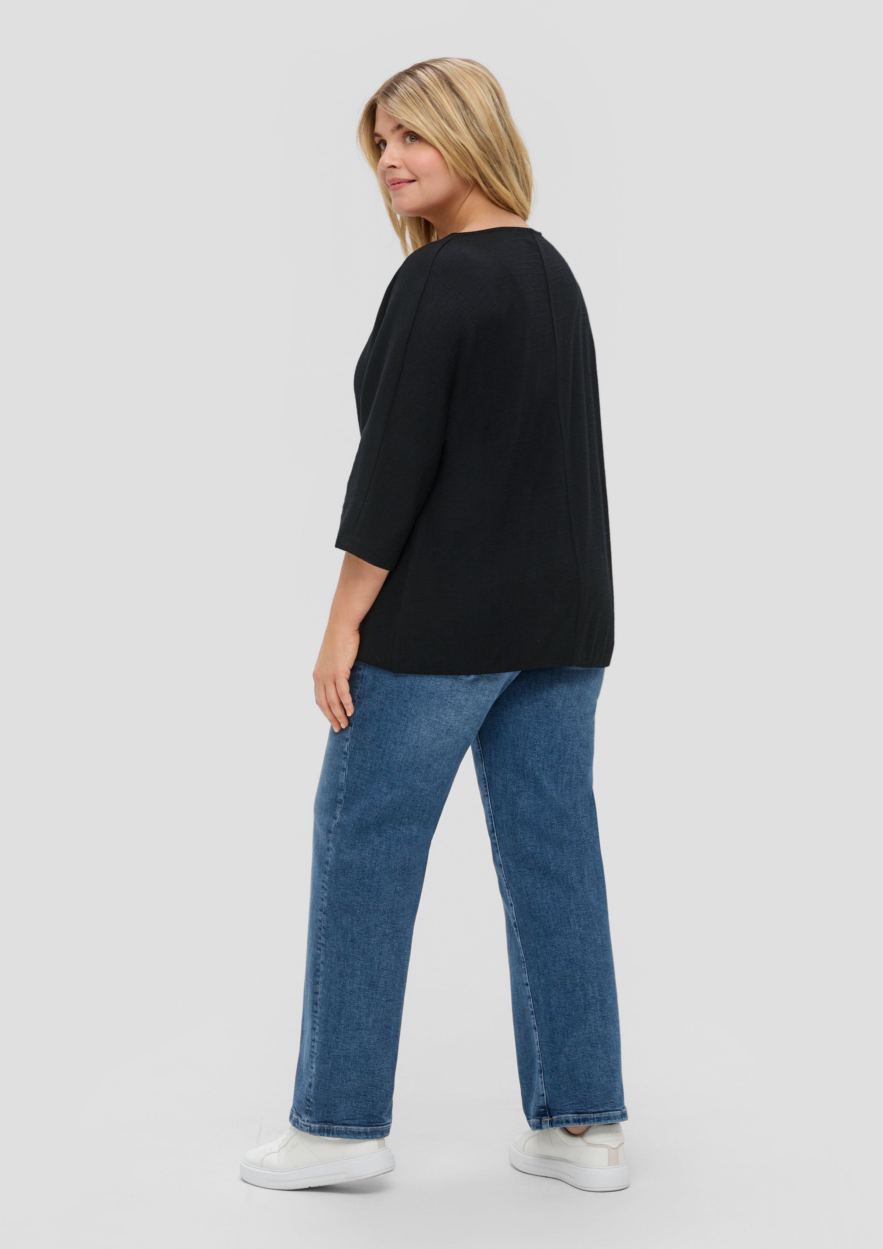 O-Shape-Bluse mit bequemem Gummizug  2149235-9999