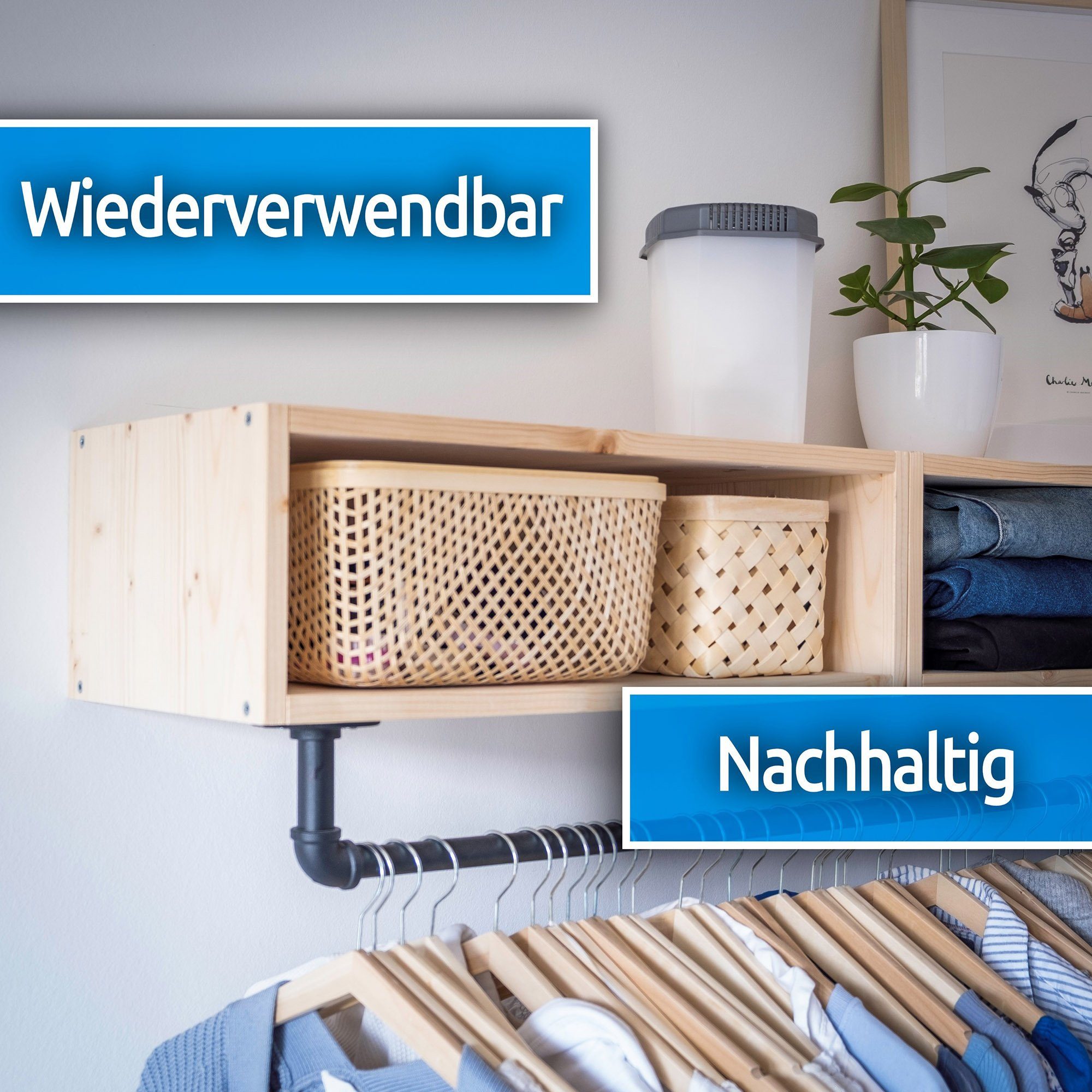 Bestlivings Luftentfeuchter Entfeuchter mit Ausgießer, für 55 m³ Räume, Tank 0,50 l, Raumentfeuchter inkl. 2x 680gr Granulat - Entfeuchter Raum