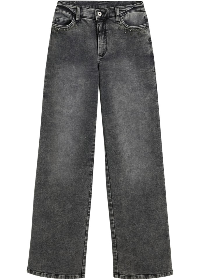Marlene Jeans mit Nietenbesatz