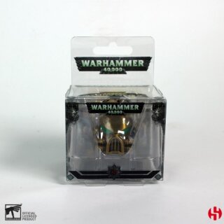 Warhammer 40K Metall-Schlüsselanhänger Space Marine MKVII Helmet Gold