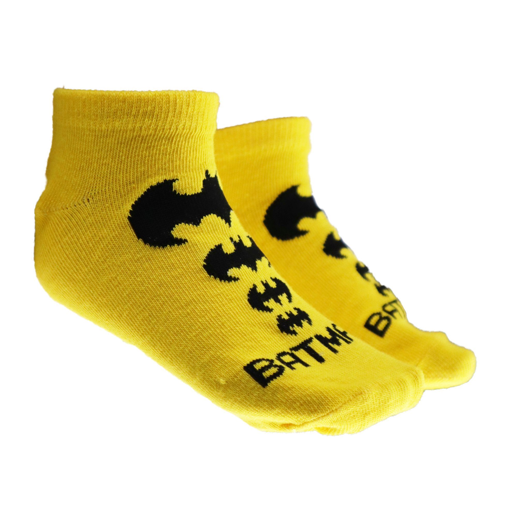 DC Comics Kurzsocken Batman Jungen Kinder Socken 2-er Pack Gr. 23 bis 34