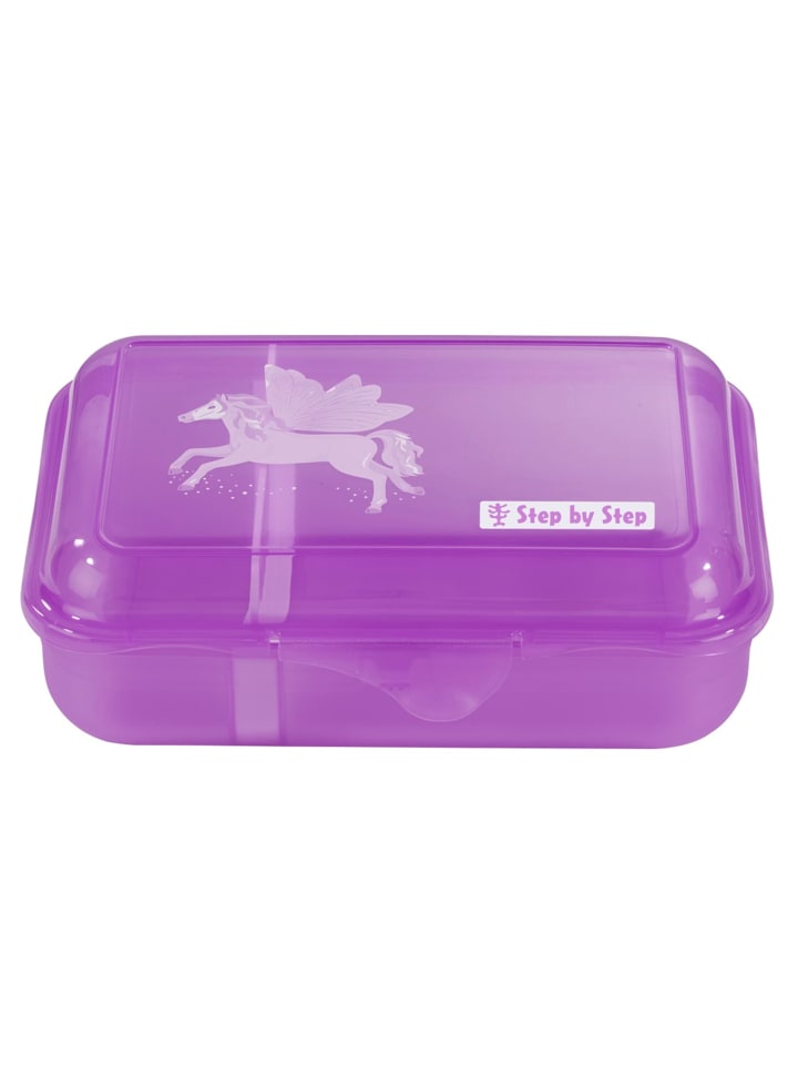 Step by Step Brotzeitbox, mit Klickverschluss in Pegasus Emily Lila günstig kaufen onesize