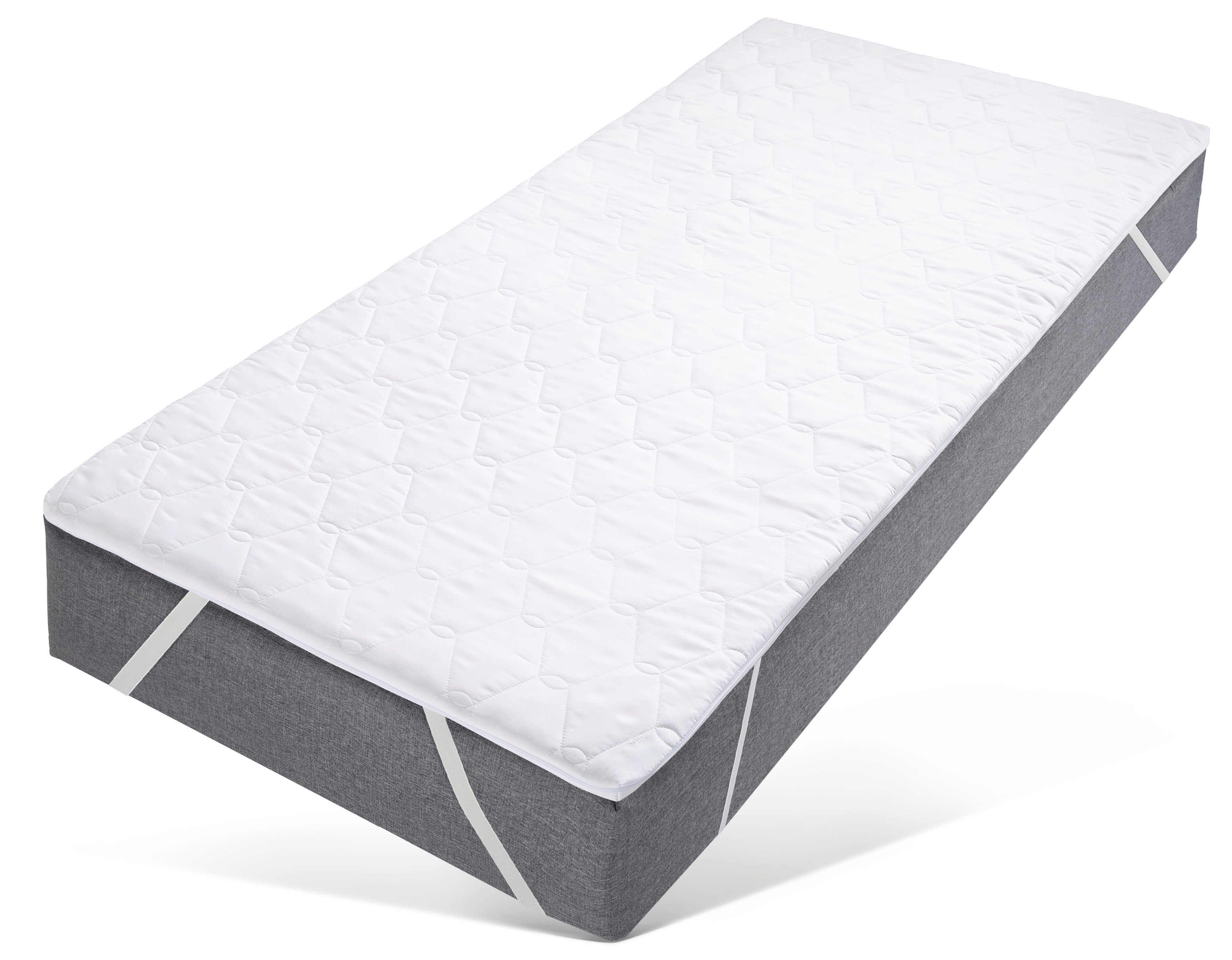 Topper Eliana Topper für Matratzen 90x200 cm, 140x200 geeignet, my home, 4 cm hoch, Komfortschaum, Matratzentopper, Boxspringmatratzen und Boxspringbett geeignet