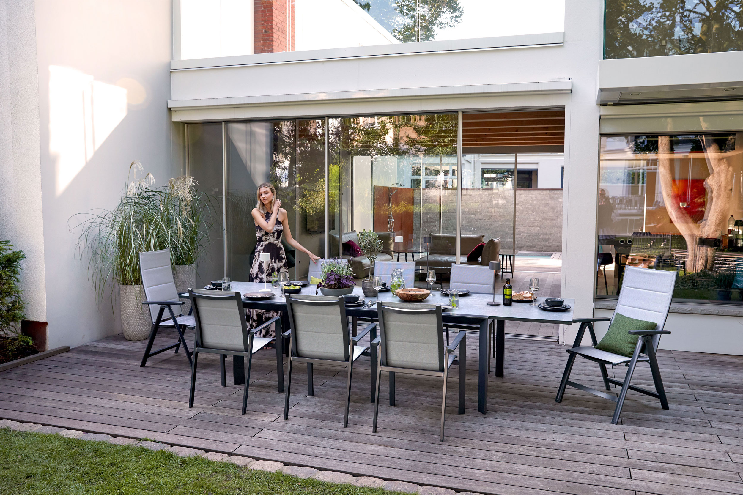 OUTDOORGartenstuhl stapelbar