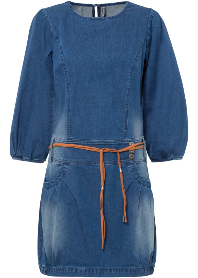 Jeanskleid mit Gürtel