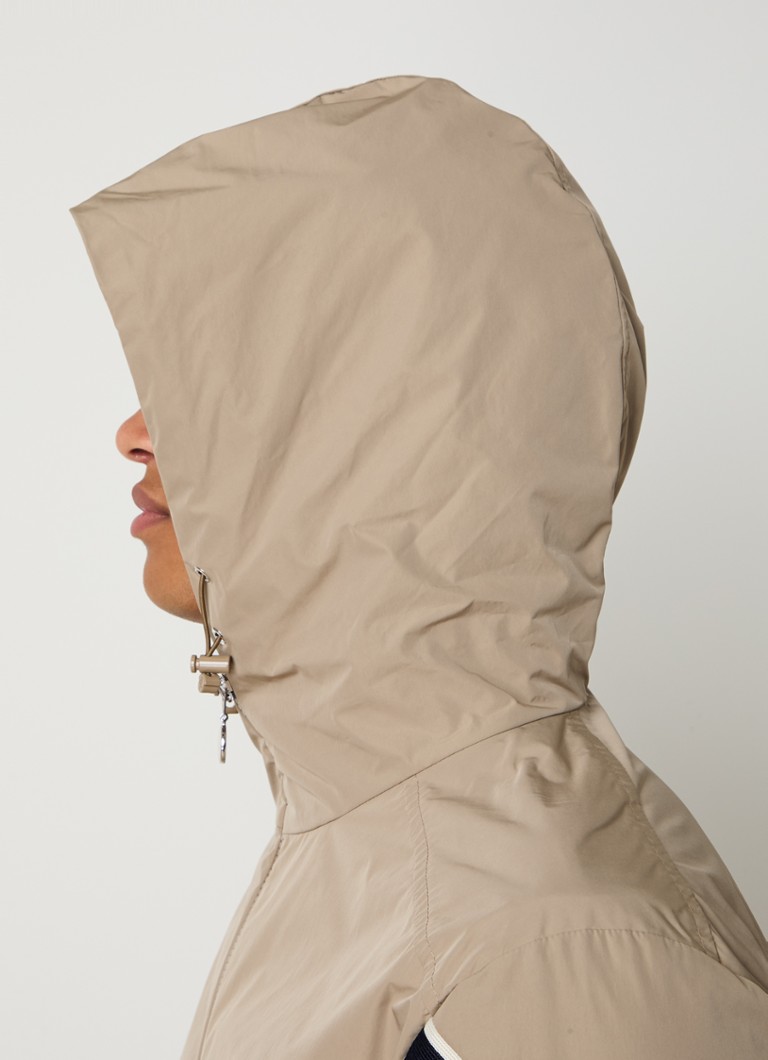 Moncler Claut windbreaker with logo and hood