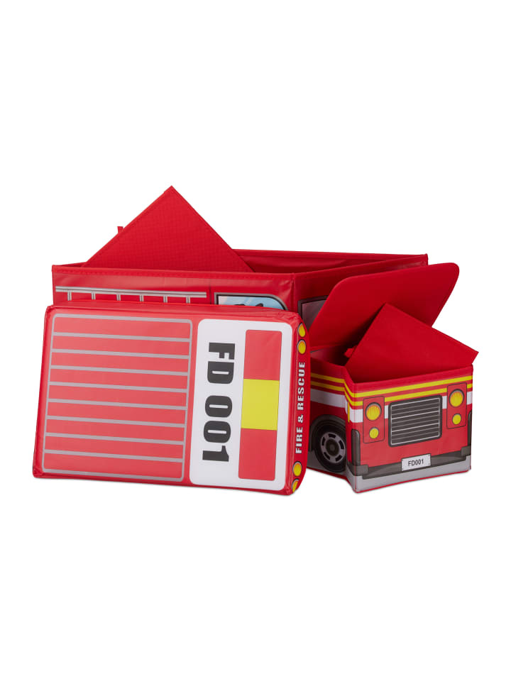 relaxdays Sitzbox Fire Truck günstig kaufen onesize