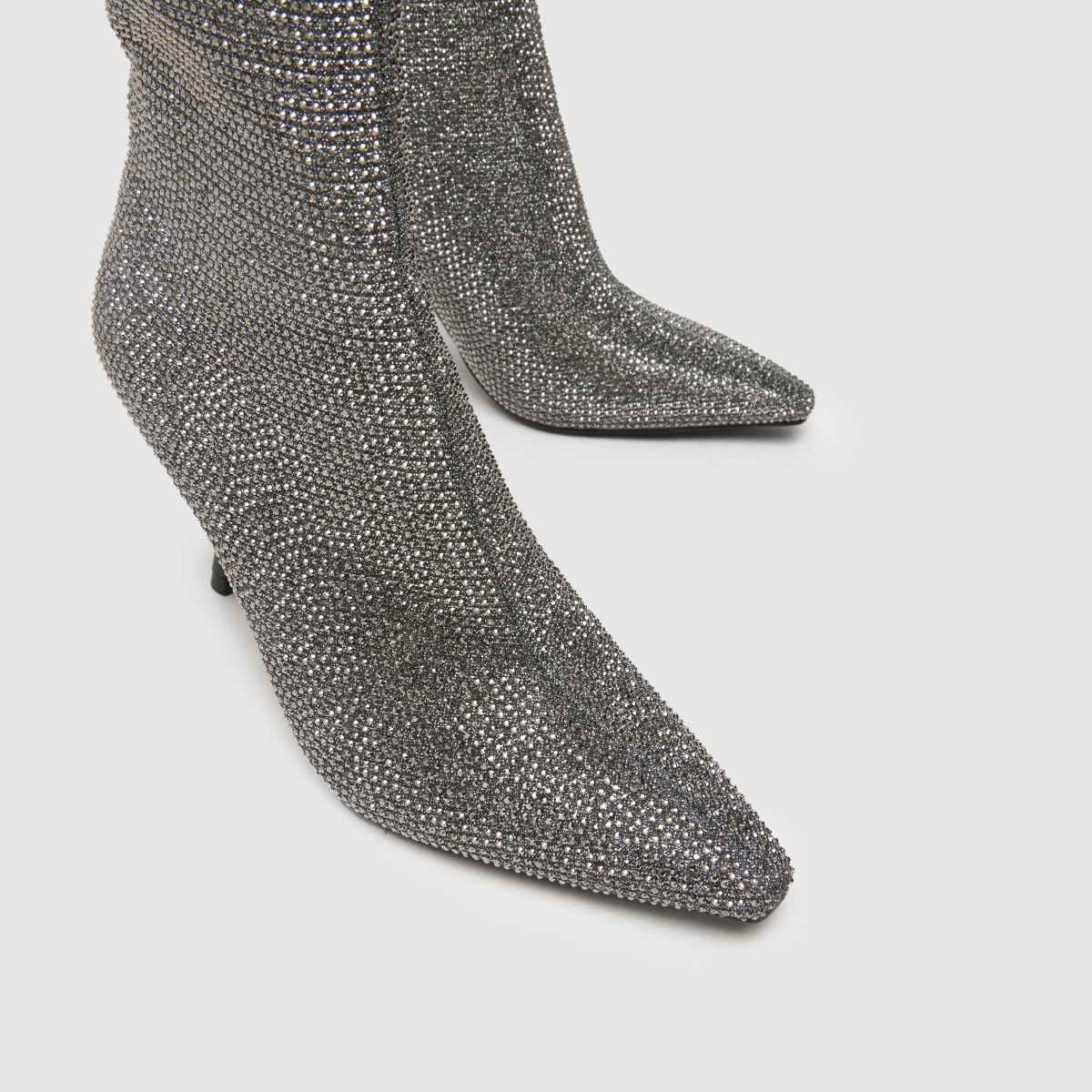 Schuh Brianna díszített bokacsizma ezüst multiszínű színben