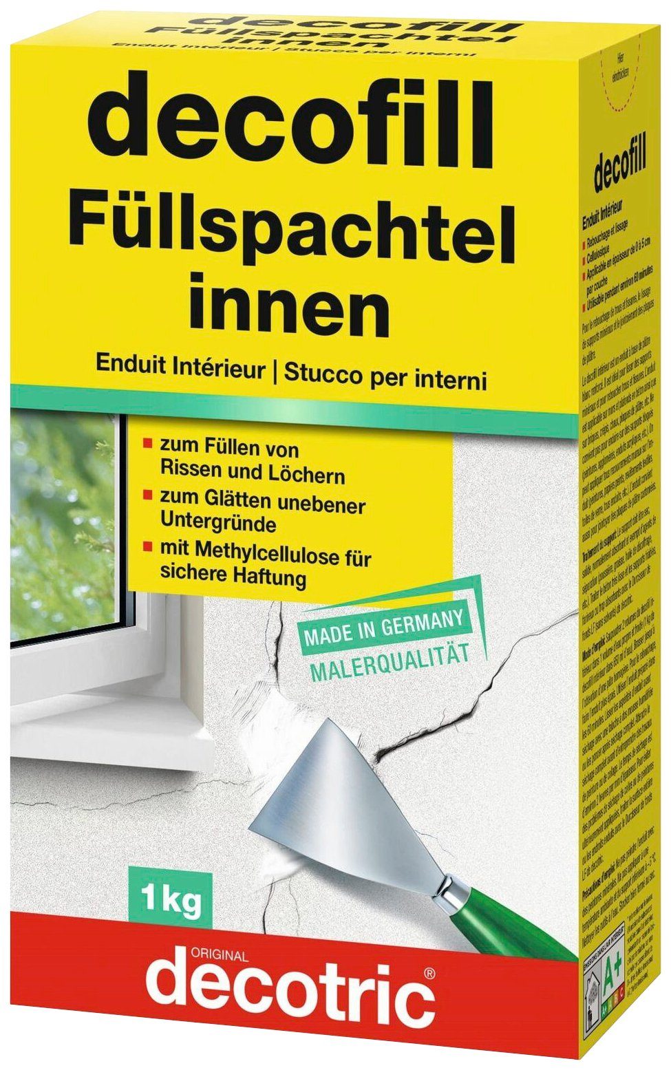 Bodenmeister Spachtelpulver, zum Anrühren, (Komplett-Set, 4-tlg), komplettes Renovierungsset
