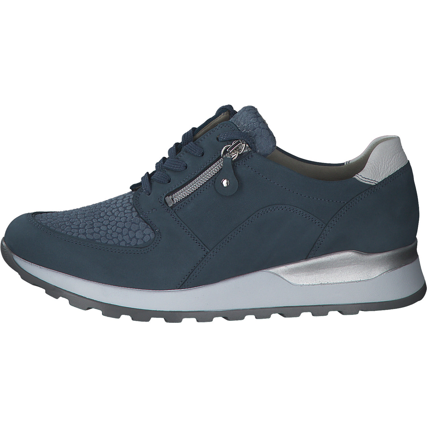Waldläufer Hiroko Soft H64007, Sneakers Low, Damen, denim