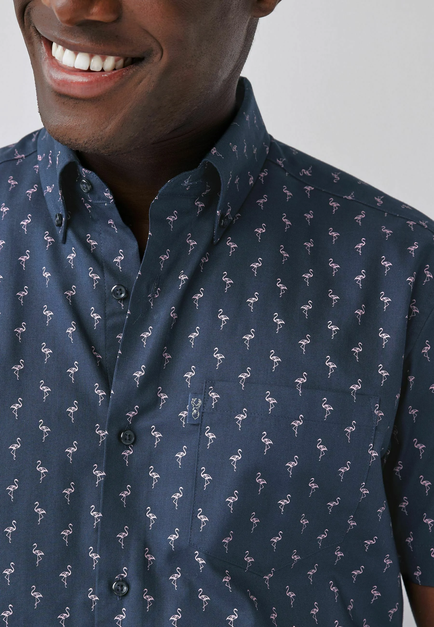 Camisa OXFORD FIT DE MANGA CORTA Y AJUSTE REGULAR Next
