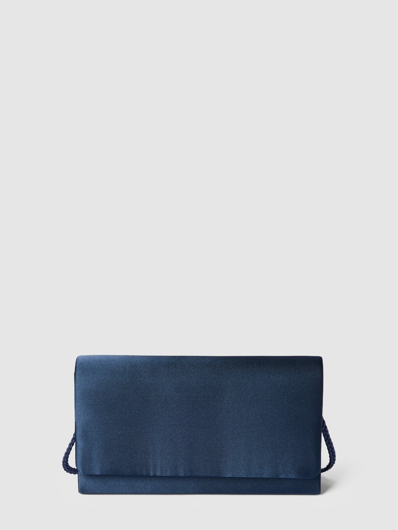 Umhängetasche aus Satin in marineblau