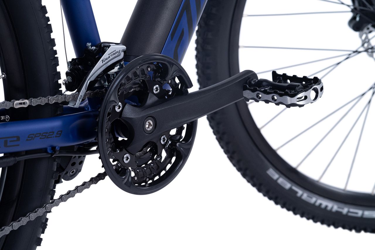 Adore Alu MTB Pedelec 29'' Enforce E-Bike Blau 250 Watt Li-Ion 36V/14 Ah/504 Wh 24 Gänge
