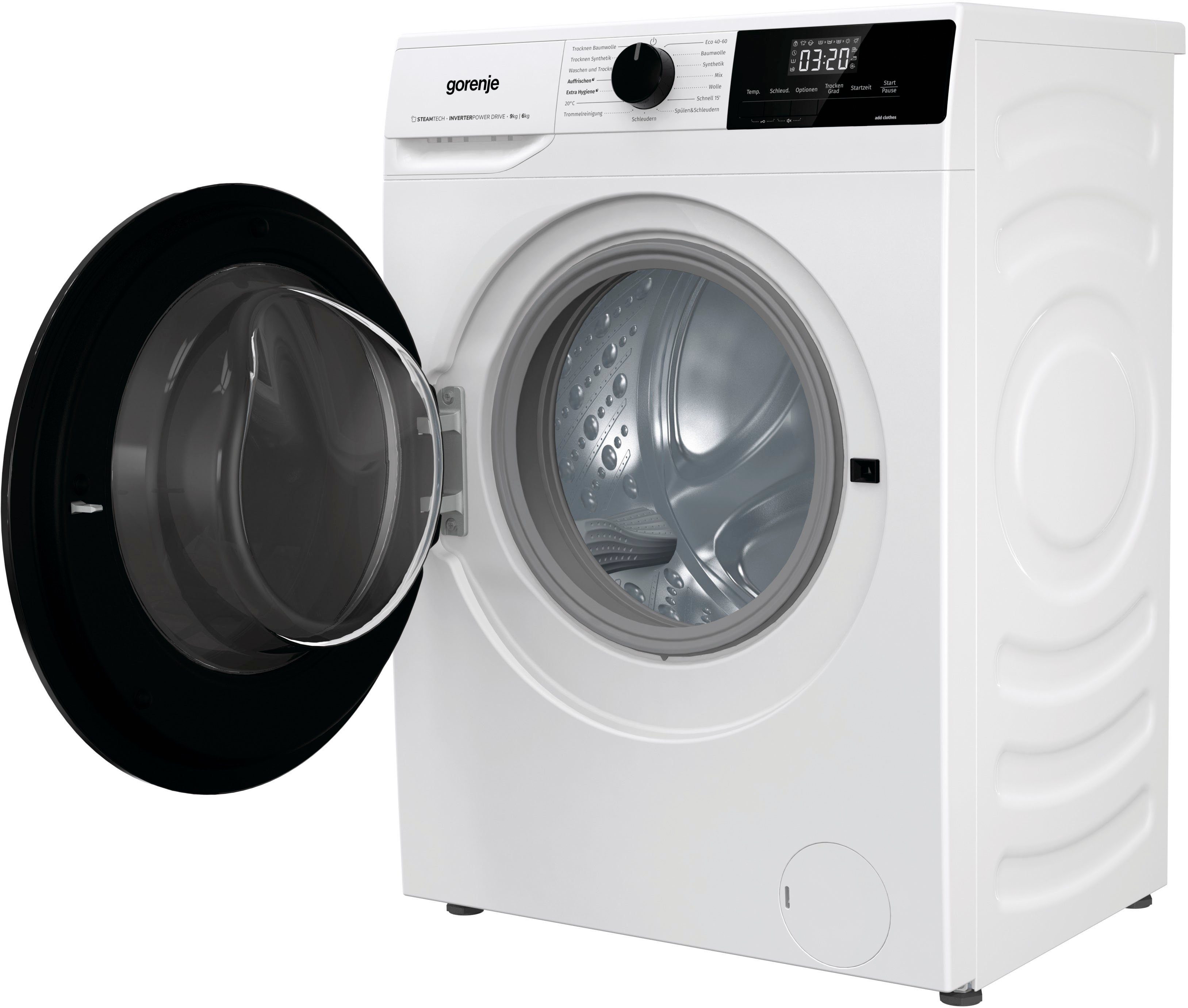 GORENJE Waschtrockner WD2A 964 ADPS/DE, 9 kg, 6 kg, 1400 U/min