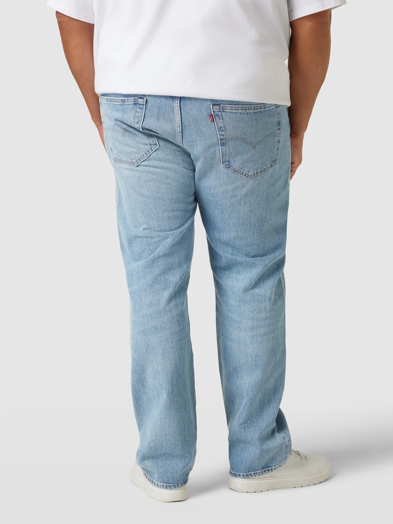 PLUS SIZE Jeans mit Label-Patch in jeans