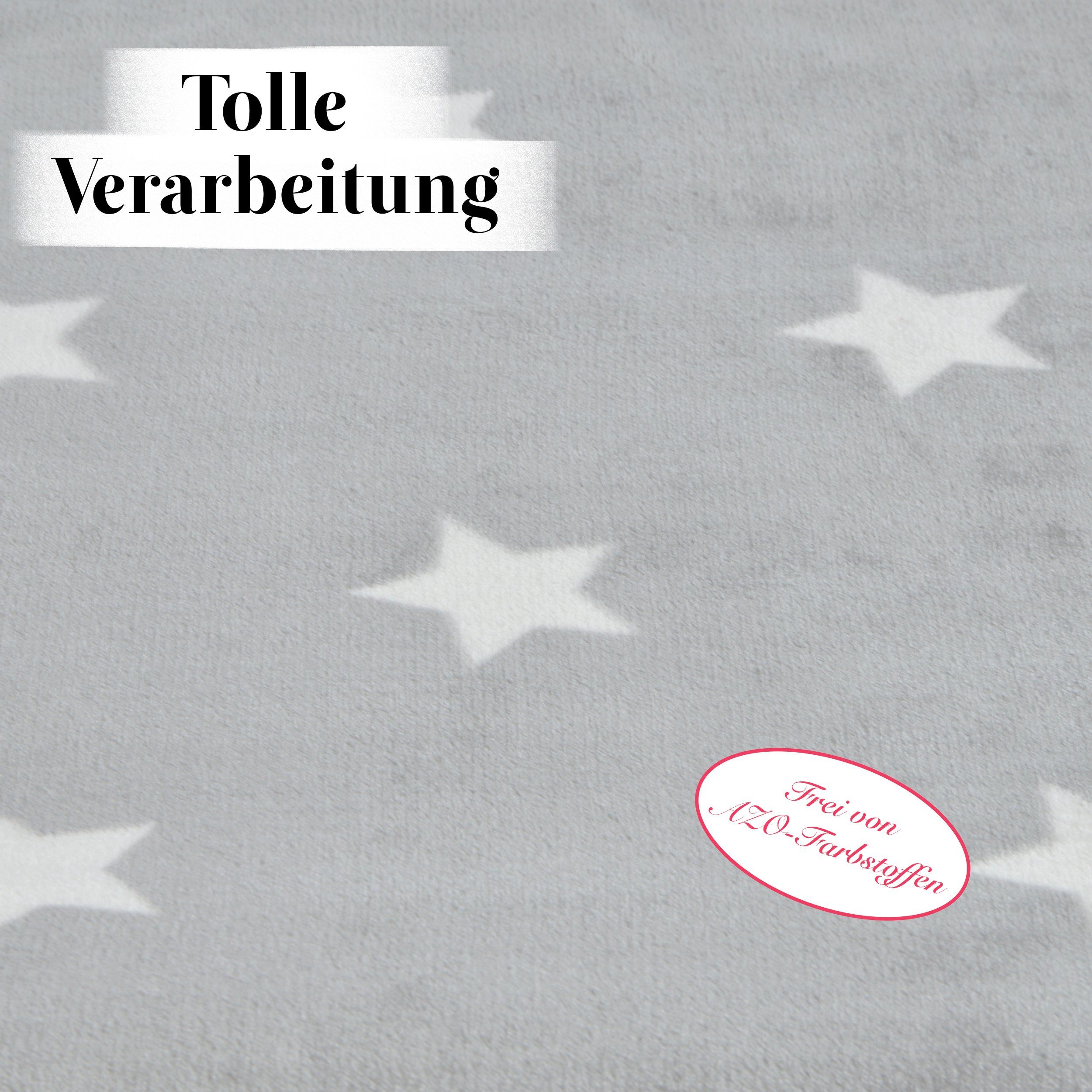 Wohndecke Snug Me Supersoft STARS Kuscheldecke 150 x 200 cm, Pink Papaya, Kuscheldecke mit Sternen