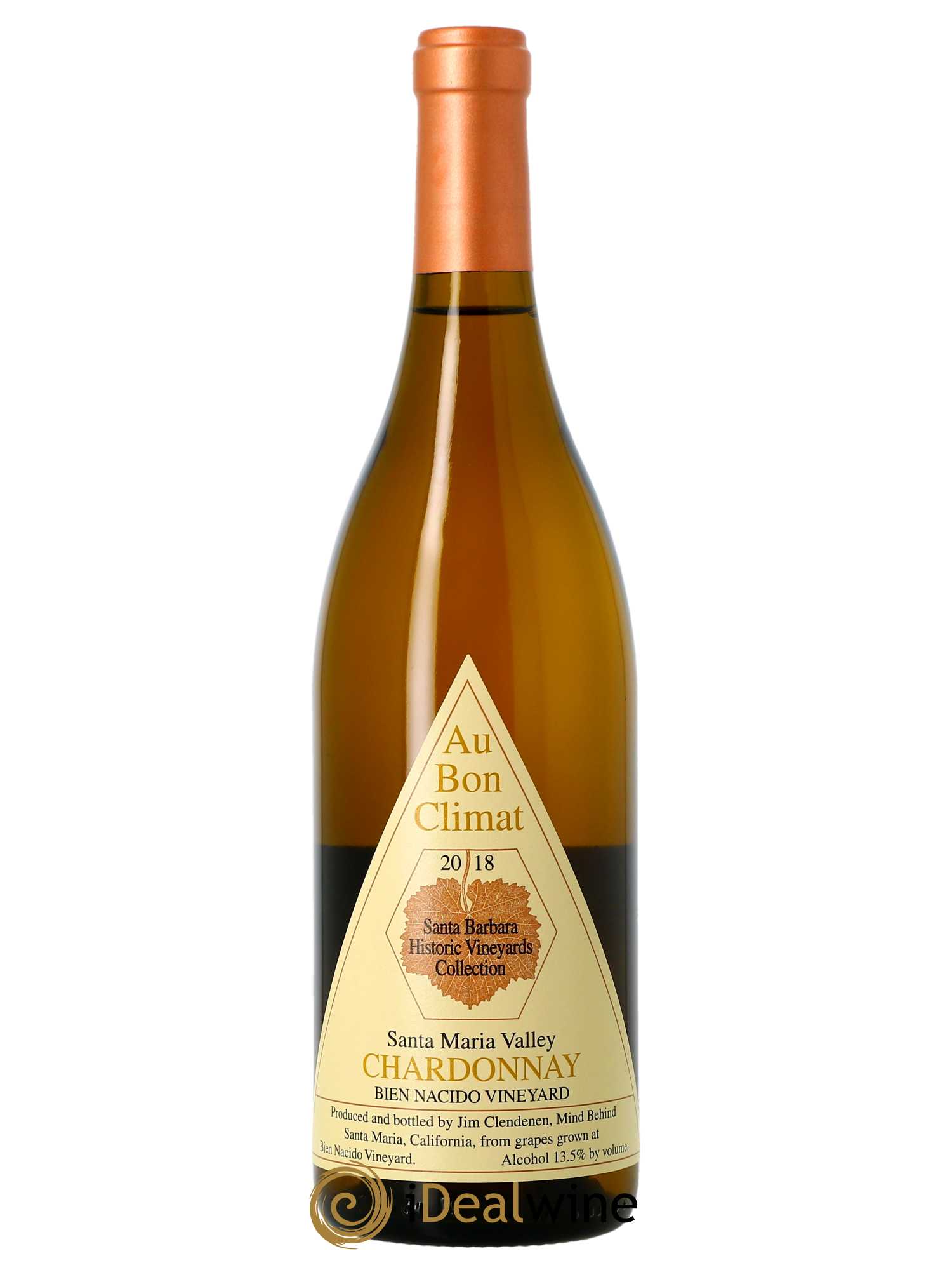Santa Maria Valley Chardonnay Bien Nacido Vineyard Au Bon Climat  2018 - Lot de 1 Bouteille