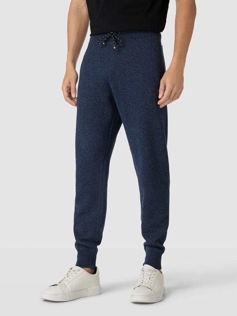 Sweatpants mit Schurwoll-Anteil Modell 'Onestino' in weiß
