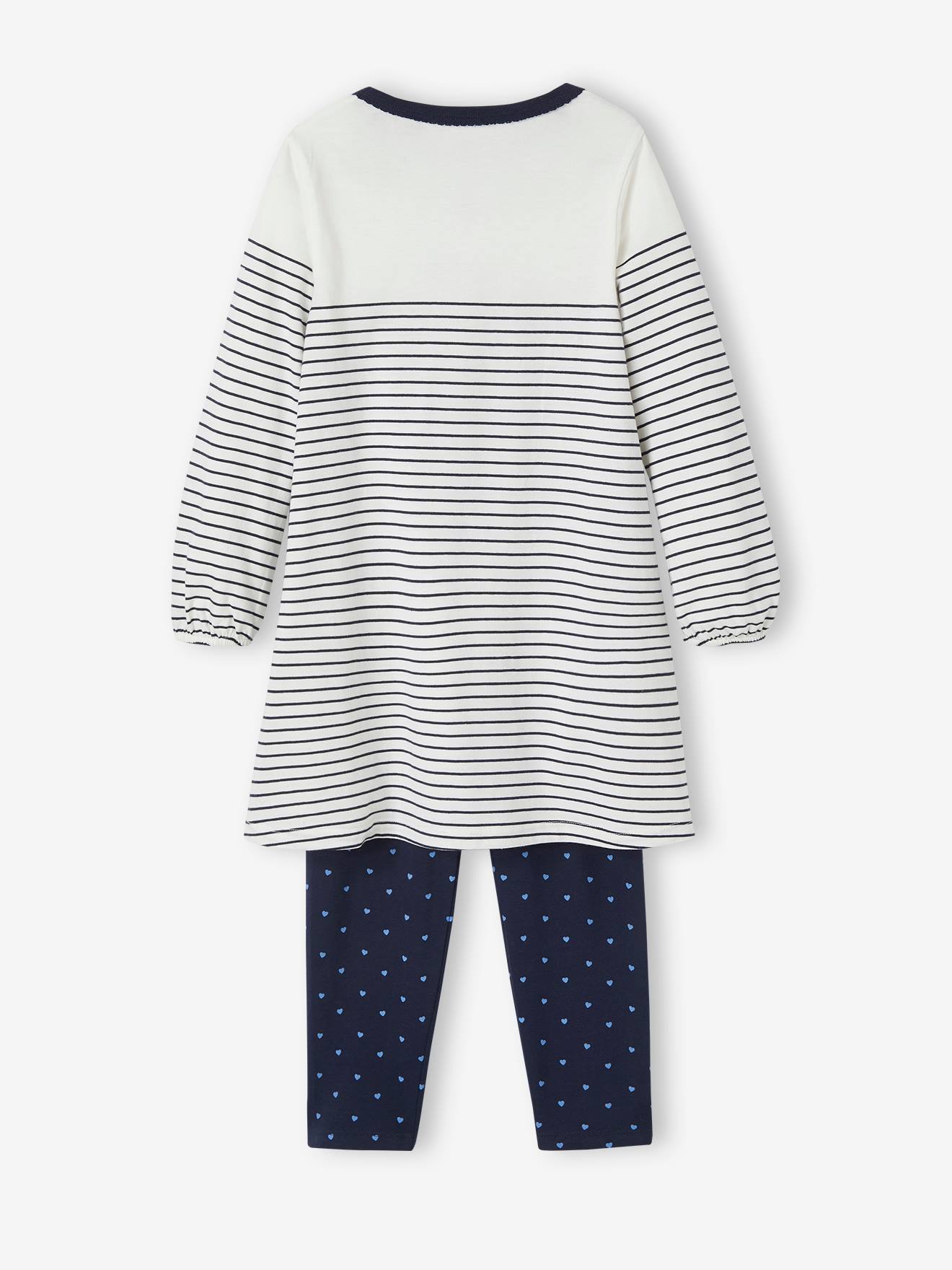Chemise de nuit marinière 