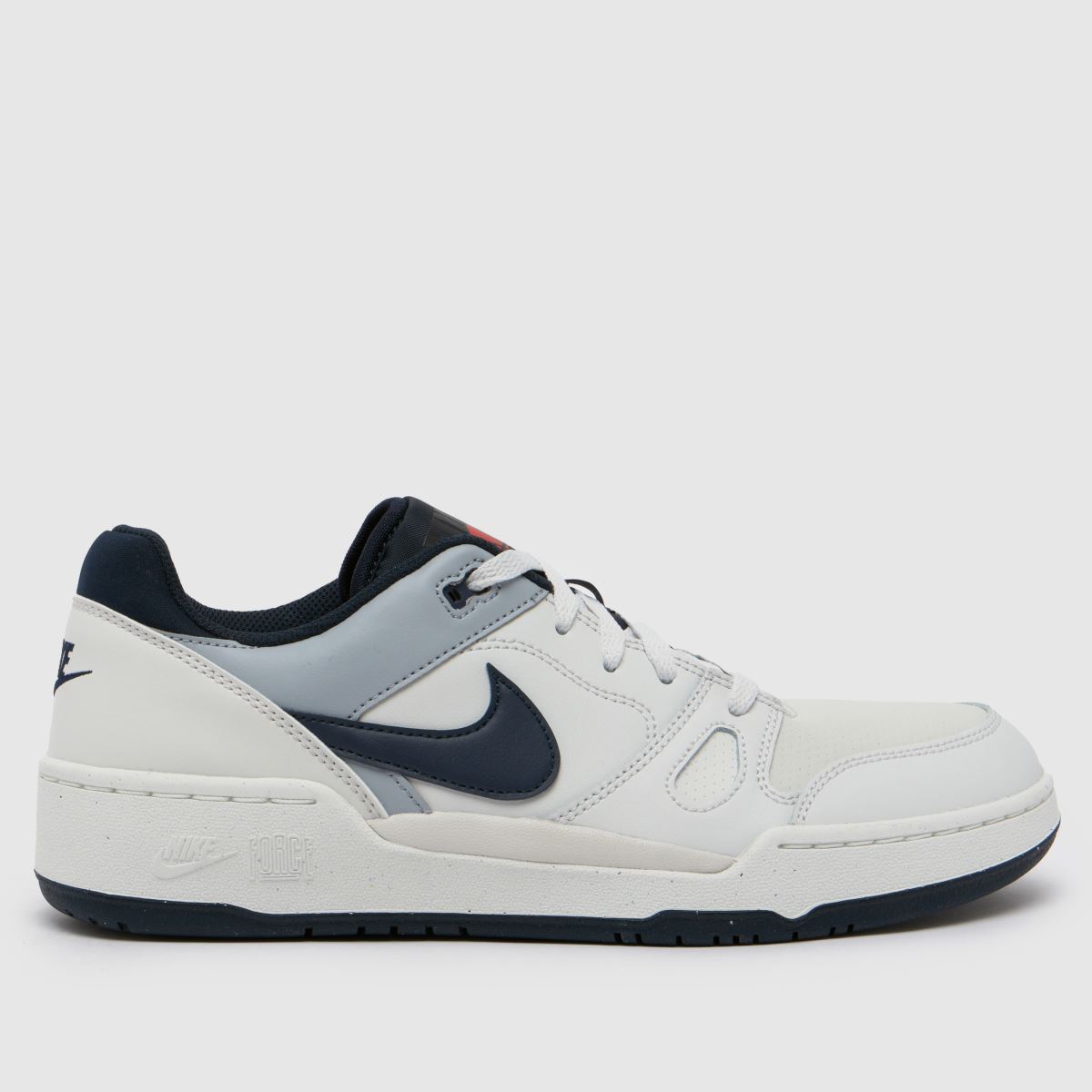 Nike – Full Force – Marinblå och vita sneakers