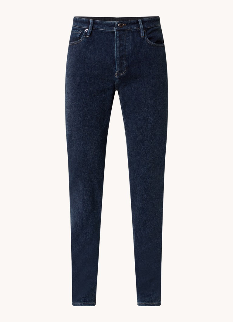 Emporio Armani slim fit farmer sötét mosással és oldalsó zsebekkel