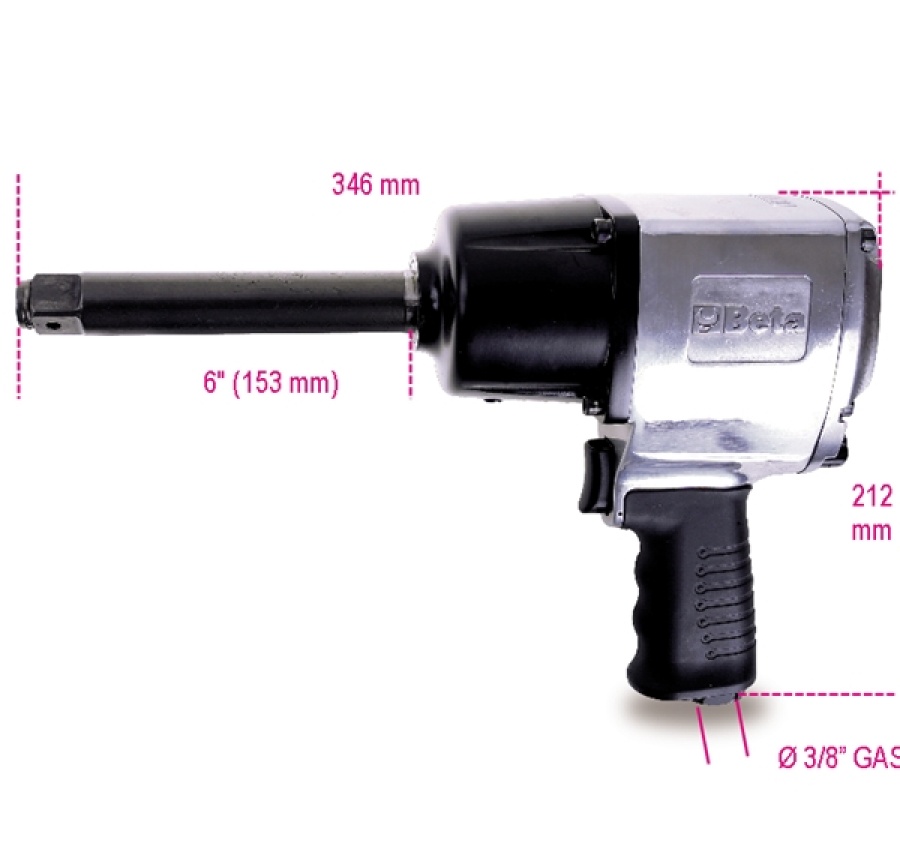 Beta 019280023 Reversible Impact Wrench 3/4