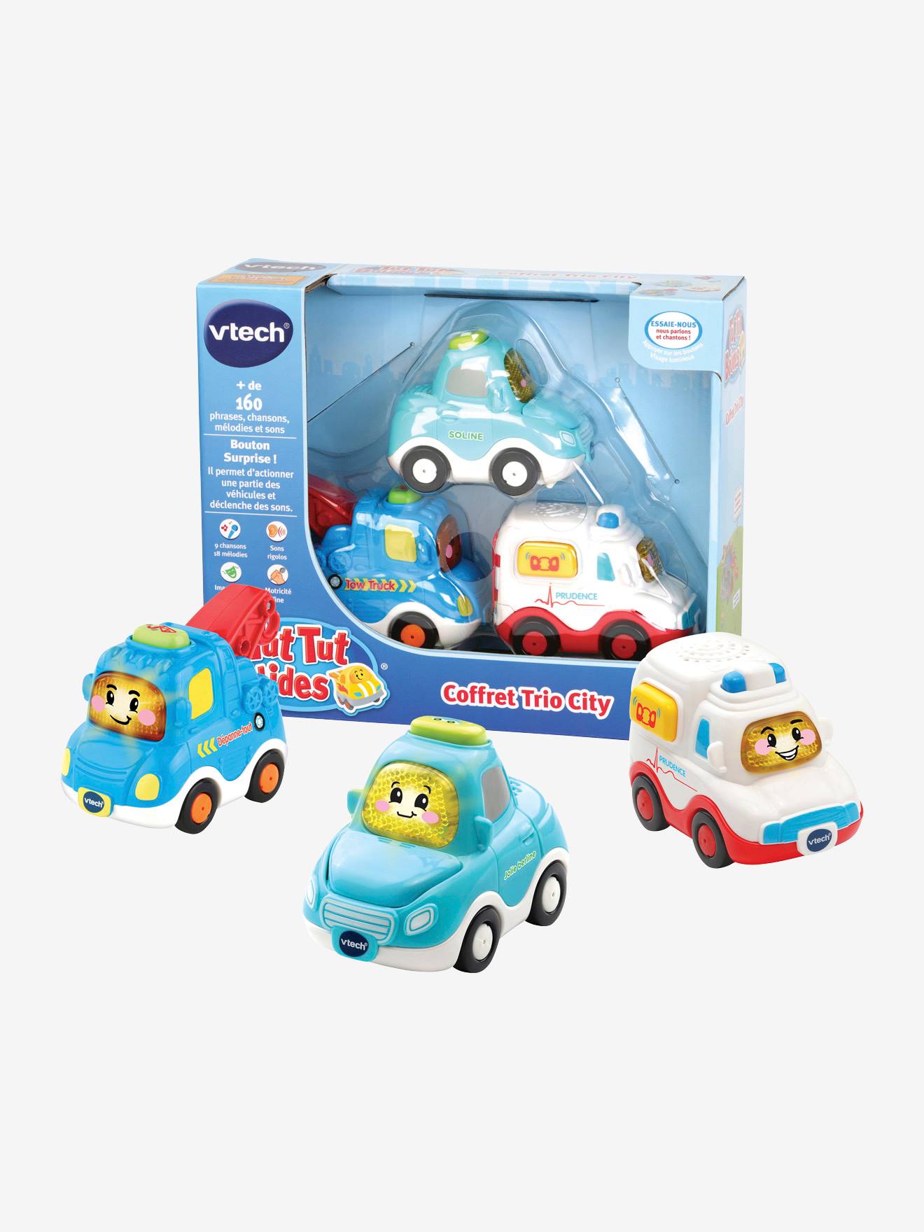Tut tut bolides coffret trio city Vtech multicolore