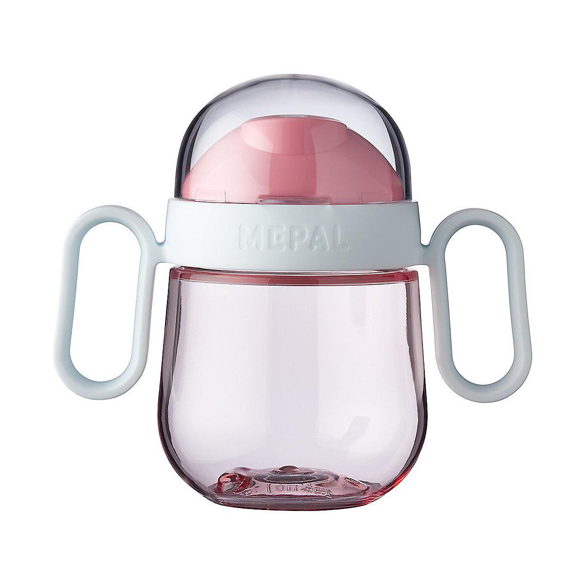 Trinklernbecher MIO Antitropf deep pink, mit Griifen, 200 ml