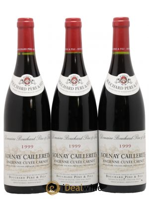 Volnay 1er cru Caillerets - Ancienne Cuvée Carnot Bouchard Père & Fils  1999 - Lot de 3 Bouteilles