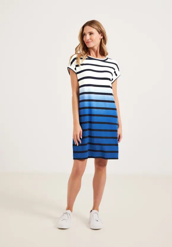 CECIL U-Boot Neck Streifenkleid