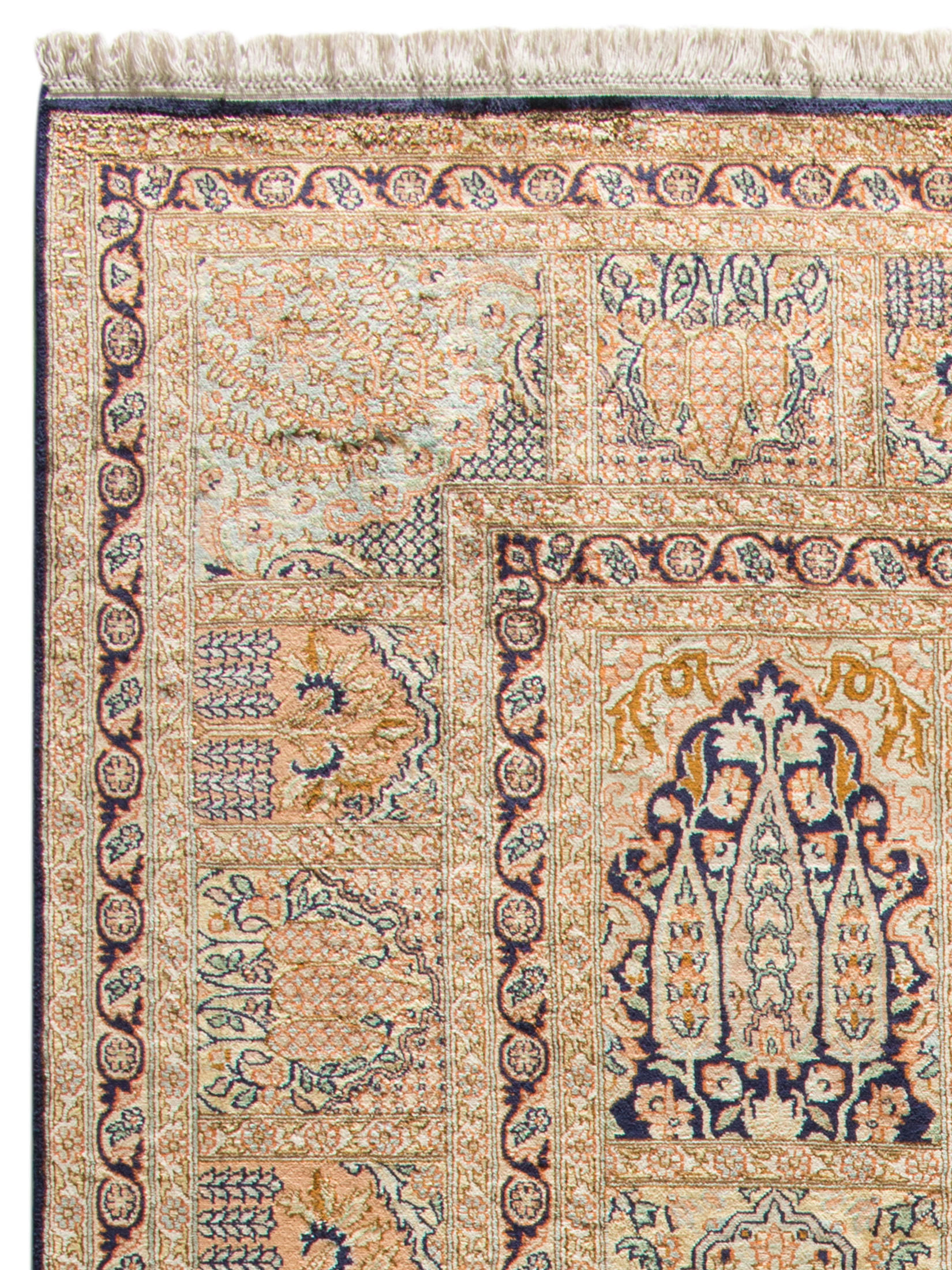 Kaschmir Seide 18/18 ca. 246 x 311 cm, Unikat / Einzelstück