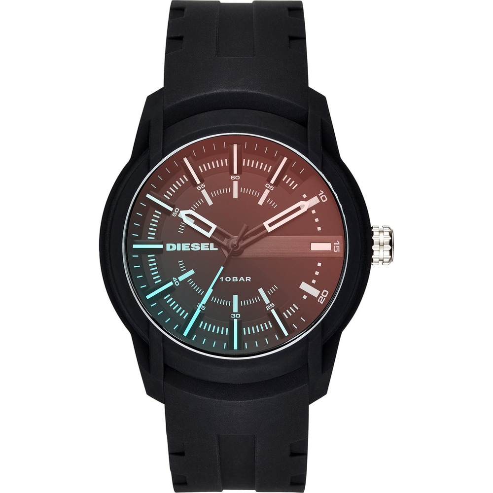 Diesel Montre pour hommes Caoutchouc Montre