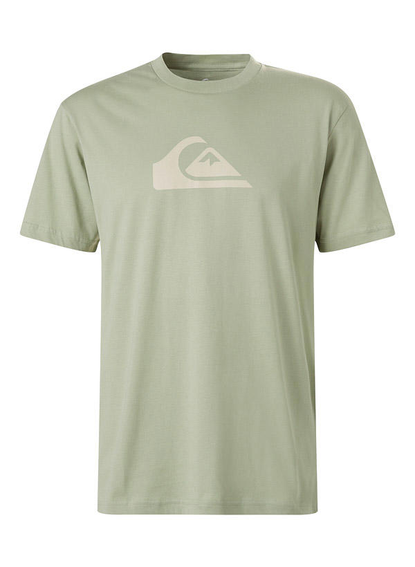 Quiksilver, T-Shirt, Regular Fit, Baumwolle, salbei