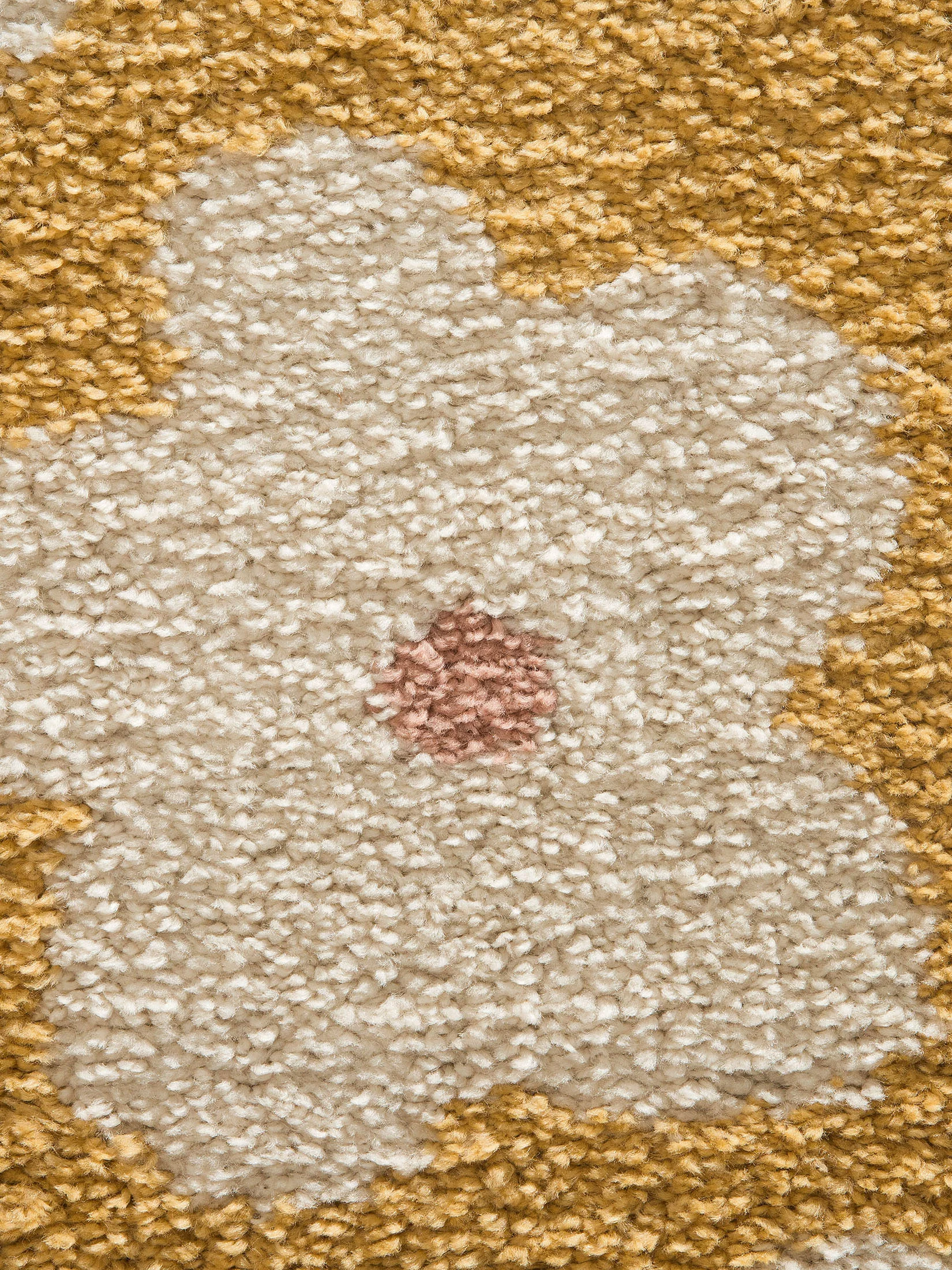 Daisy Moderner Teppich, Gelb