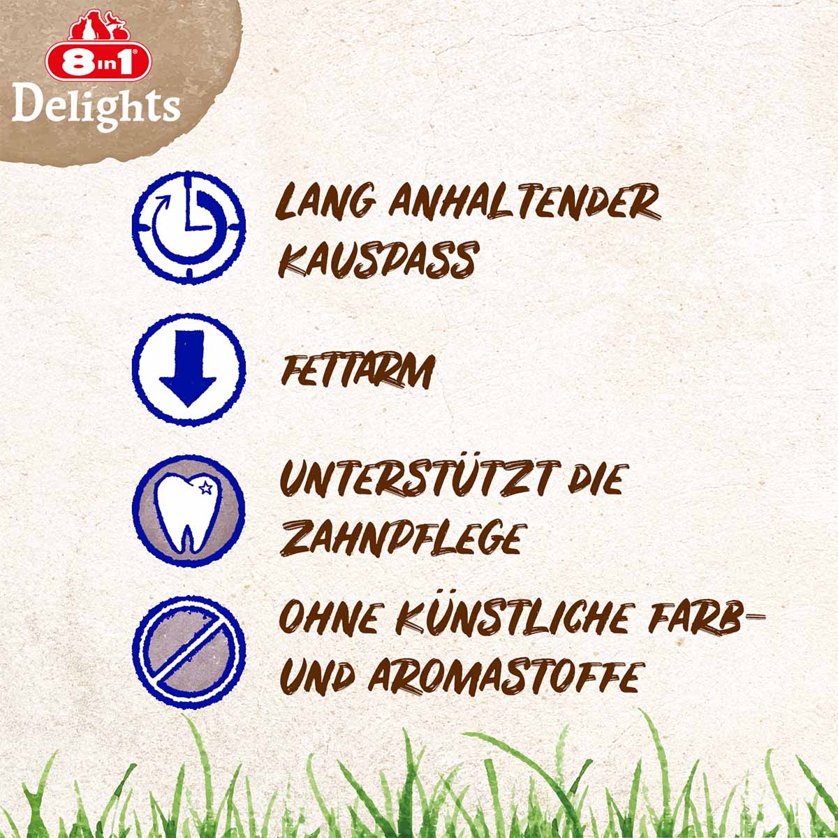 Gedrehte Kausticks mit Rind für Kauspaß & Zahnpflege in einem.